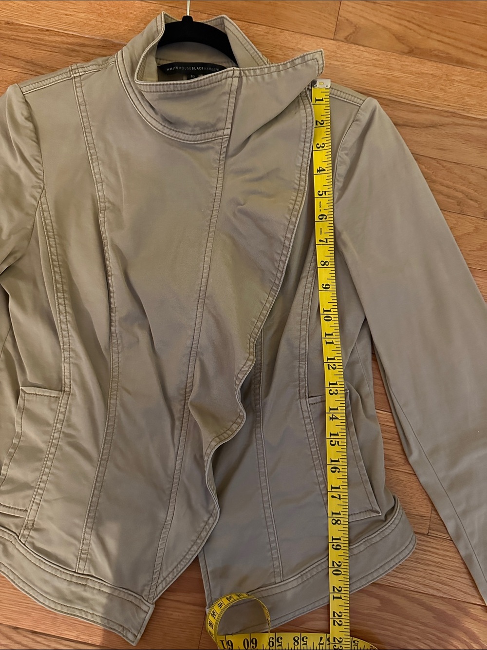 WHBM Women's Asymmetrical Ruffle Jacket - Picture 6 of 9